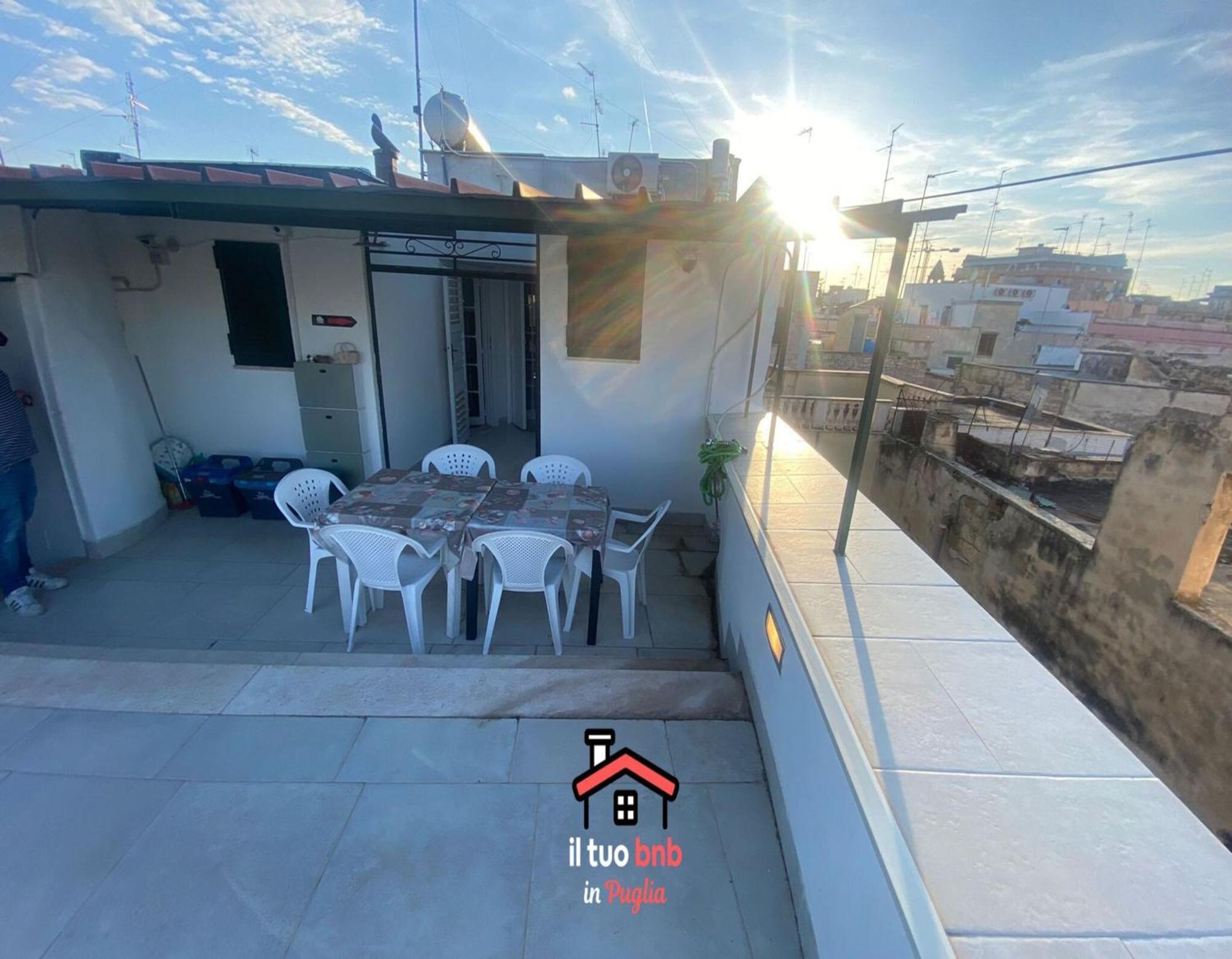 Casa Bianca Bnb,Big Terrace,10 Min Airport Beaches บิตอนโต ภายนอก รูปภาพ