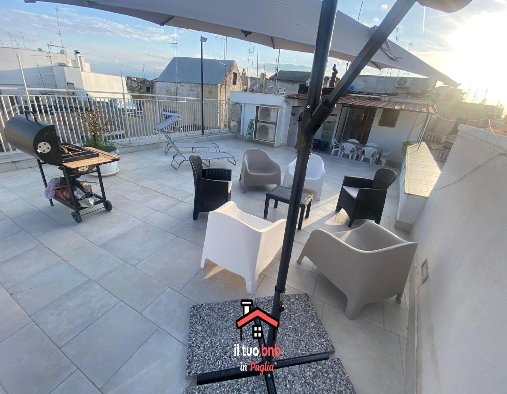Casa Bianca Bnb,Big Terrace,10 Min Airport Beaches บิตอนโต ภายนอก รูปภาพ