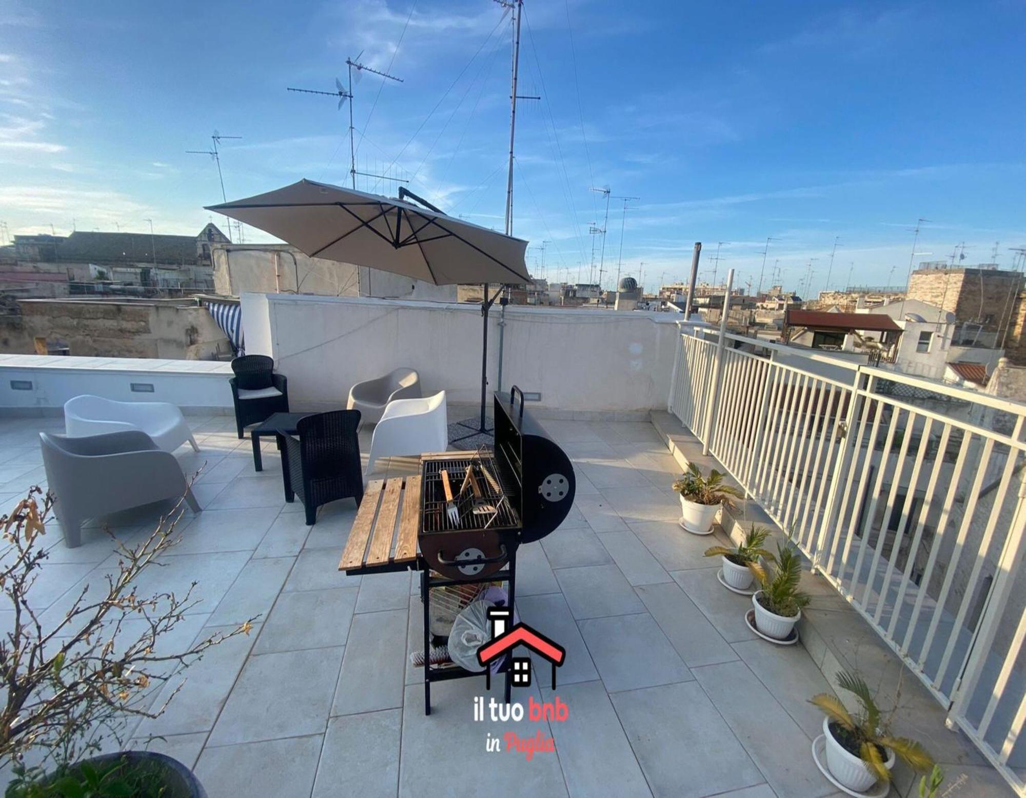Casa Bianca Bnb,Big Terrace,10 Min Airport Beaches บิตอนโต ภายนอก รูปภาพ